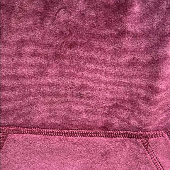 Hollister Velour Cropped Hoodie Size M - Picture 3 of 5